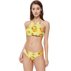 Banana Cichlid Banded Triangle Bikini Set