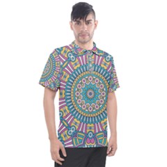 Mandala 01 Men s Polo Tee by zappwaits