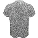 Black And White Hello Text Motif Random Pattern Men s Cotton Tee View2