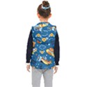 Seamless-pattern-with-nice-planes-cartoon Kids  Hooded Puffer Vest View2