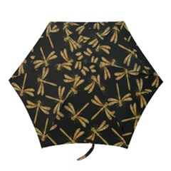 Golden-dragonfly-seamless-pattern-textile-design-wallpaper-wrapping-paper-scrapbooking Mini Folding Umbrellas