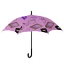 Pastel Goth Witch Pink Hook Handle Umbrellas (Small) View3