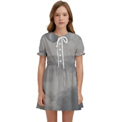 Storm Clouds Collection Kids  Sweet Collar Dress