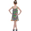 Alice In Wonderland Cat Kids  Overall Dress View2