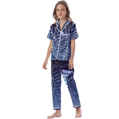 Attack On Titan Scouting Legion Kids  Satin Short Sleeve Pajamas Set by artworkshop