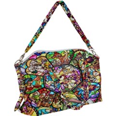 Character Disney Stained Canvas Crossbody Bag by artworkshop