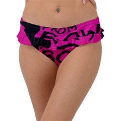 Bow To Toe Cheer Frill Bikini Bottom by artworkshop