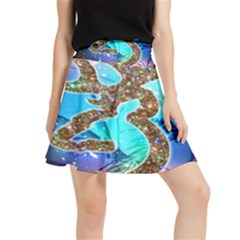 Browning Deer Glitter Galaxy Waistband Skirt by artworkshop