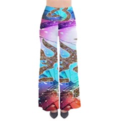 Browning Deer Glitter Galaxy So Vintage Palazzo Pants