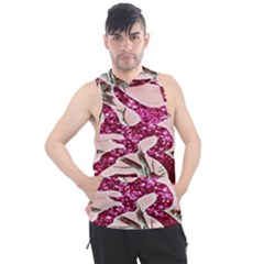 Browning Deer Glitter Men s Sleeveless Hoodie by artworkshop