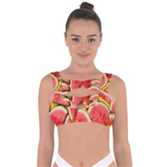 Watermelon Bandaged Up Bikini Top by artworkshop