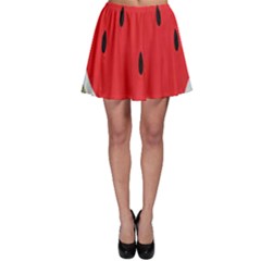 Watermelon Pillow Fluffy Skater Skirt by artworkshop