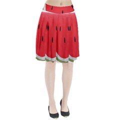 Watermelon Pillow Fluffy Pleated Skirt by artworkshop