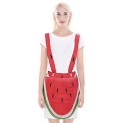 Watermelon Pillow Fluffy Braces Suspender Skirt by artworkshop