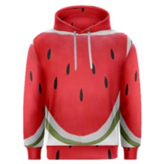 Watermelon Pillow Fluffy Men s Overhead Hoodie by artworkshop