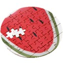 Watermelon Pillow Fluffy Wooden Puzzle Round View3