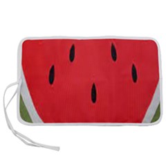 Watermelon Pillow Fluffy Pen Storage Case (m) by artworkshop