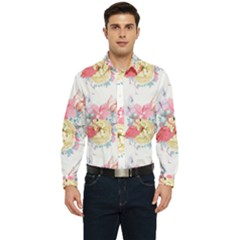 Flamingos Men s Long Sleeve  Shirt by Sparkle