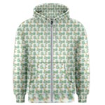 Flowers Pattern Men s Zipper Hoodie