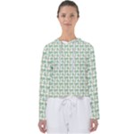 Flowers Pattern Women s Slouchy Sweat