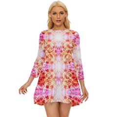 Bursting Energy Long Sleeve Babydoll Dress by Thespacecampers