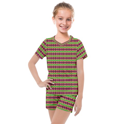 Claus And Effect Kids  Mesh Tee And Shorts Set by Thespacecampers