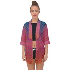 Energetic Flow Open Front Chiffon Kimono by Thespacecampers