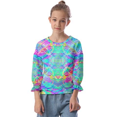 Experimental Dreams Kids  Cuff Sleeve Top by Thespacecampers