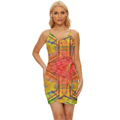 Hexafusion Wrap Tie Front Dress by Thespacecampers