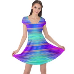 Liquid Lens Cap Sleeve Dress by Thespacecampers