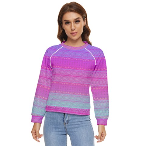 Pink Paradise Women s Long Sleeve Raglan Tee by Thespacecampers