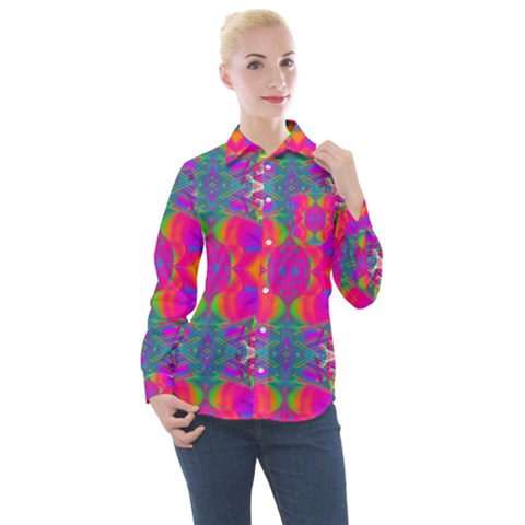 Plasma Ball Women s Long Sleeve Pocket Shirt by Thespacecampers