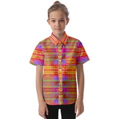 Sherburst Kids  Short Sleeve Shirt by Thespacecampers