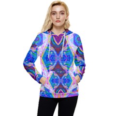 Tippy Flower Power Women s Lightweight Drawstring Hoodie