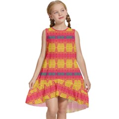 Tranquil Peaches Kids  Frill Swing Dress