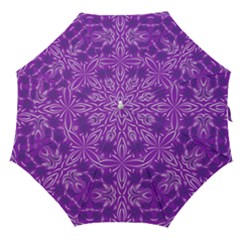 Folk Flowers Print Floral Pattern Ethnic Art Straight Umbrellas by Eskimos