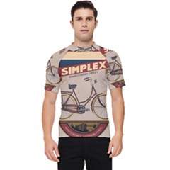 Simplex Bike 001 Design By Trijava Men s Short Sleeve Rash Guard by nate14shop