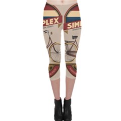 Simplex Bike 001 Design By Trijava Capri Leggings  by nate14shop