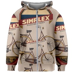 Simplex Bike 001 Design By Trijava Kids  Zipper Hoodie Without Drawstring by nate14shop