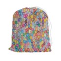 Floral Flowers Drawstring Pouch (2XL) View1