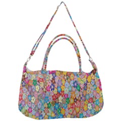 Floral Flowers Removal Strap Handbag by artworkshop