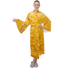 Water Maxi Velour Kimono by artworkshop