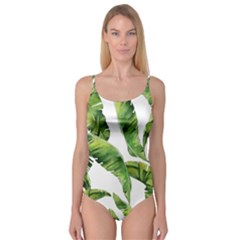 Sheets Tropical Plant Palm Summer Exotic Camisole Leotard  by artworkshop