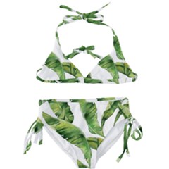 Sheets Tropical Plant Palm Summer Exotic Kids  Classic Bikini Set by artworkshop