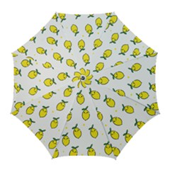 Pattern Lemon Texture Golf Umbrellas by artworkshop