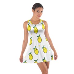 Pattern Lemon Texture Cotton Racerback Dress by artworkshop