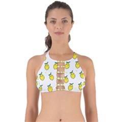 Pattern Lemon Texture Perfectly Cut Out Bikini Top by artworkshop