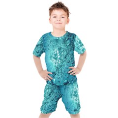 Bubbles Water Bub Kids  Tee And Shorts Set by artworkshop
