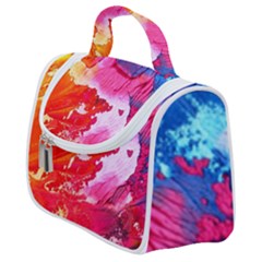 Colorful Painting Satchel Handbag by artworkshop