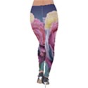 Rose Flower Love Romance Beautiful Velvet Leggings View2